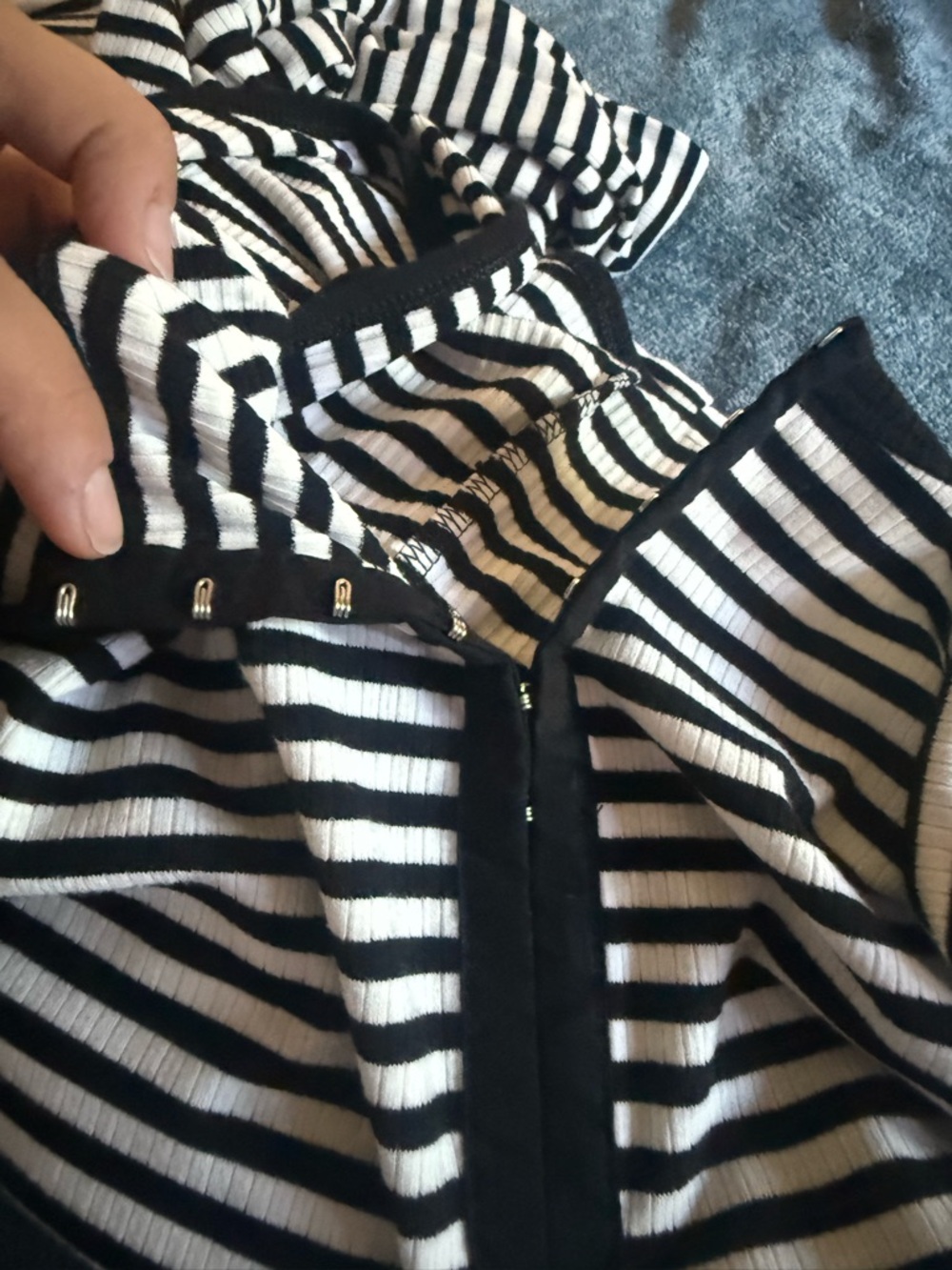 TORRID MIDI striped Knit Rib Dress size 3 - Picture 4 of 5